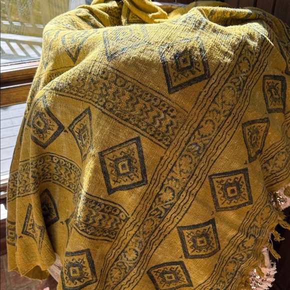 Cotton Throw Blanket Hand Block Printed - Picture 16 of 16